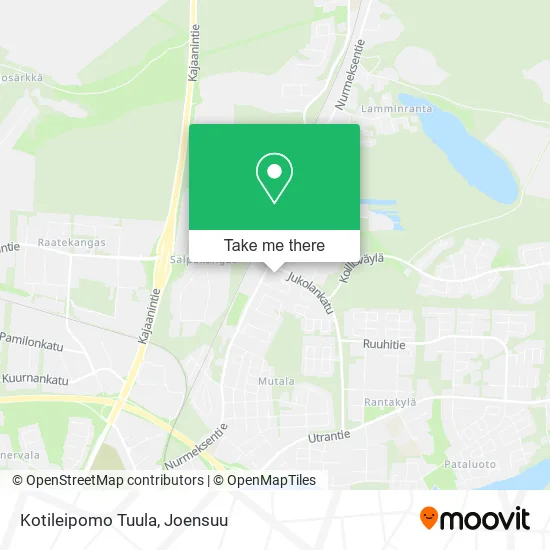 Kotileipomo Tuula map