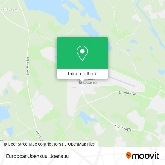 Europcar-Joensuu map