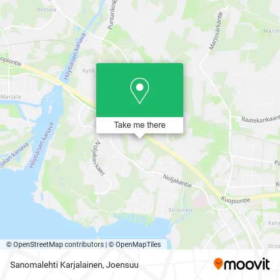 Sanomalehti Karjalainen map