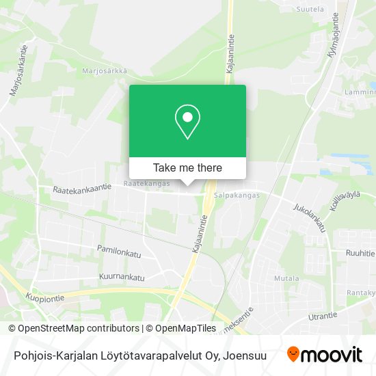 Pohjois-Karjalan Löytötavarapalvelut Oy map