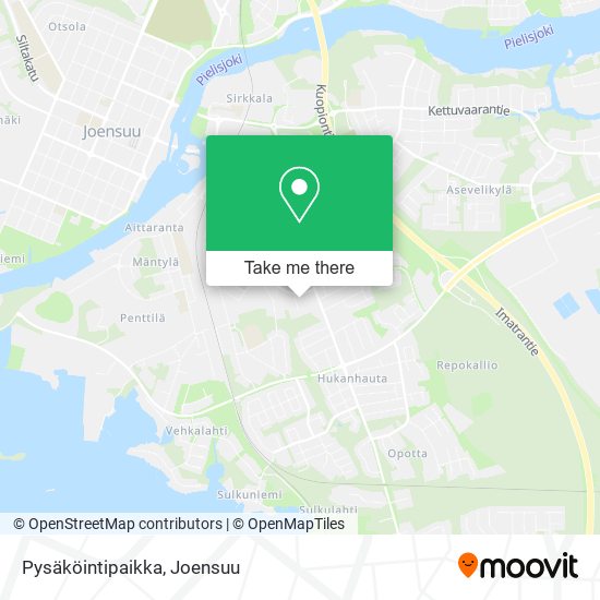 Pysäköintipaikka map