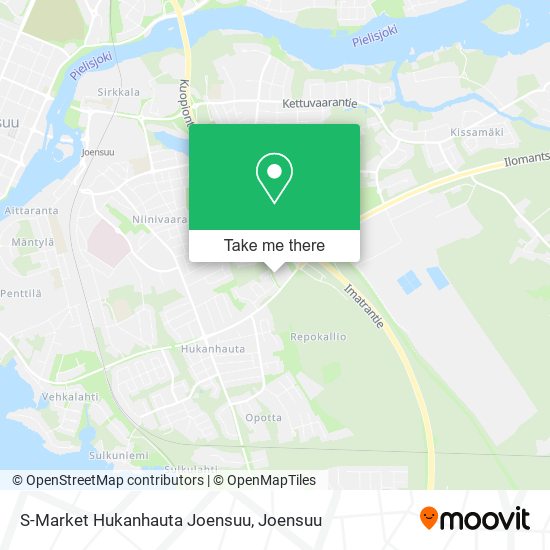 S-Market Hukanhauta Joensuu map