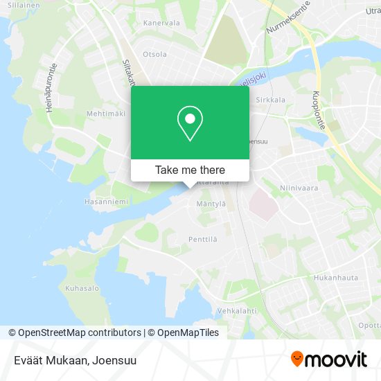 Eväät Mukaan map