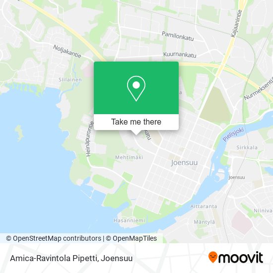 Amica-Ravintola Pipetti map