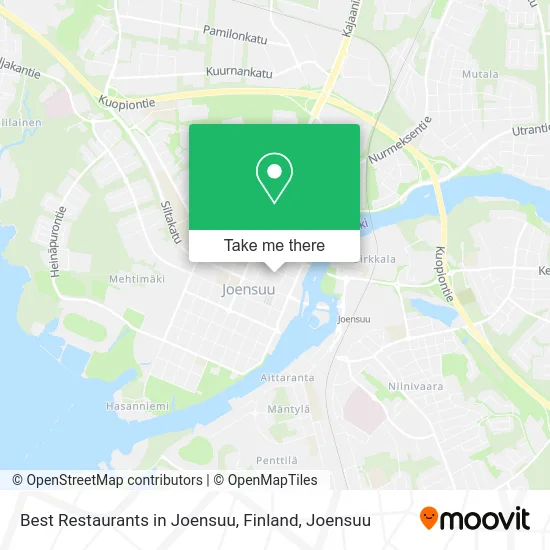 Best Restaurants in Joensuu, Finland map