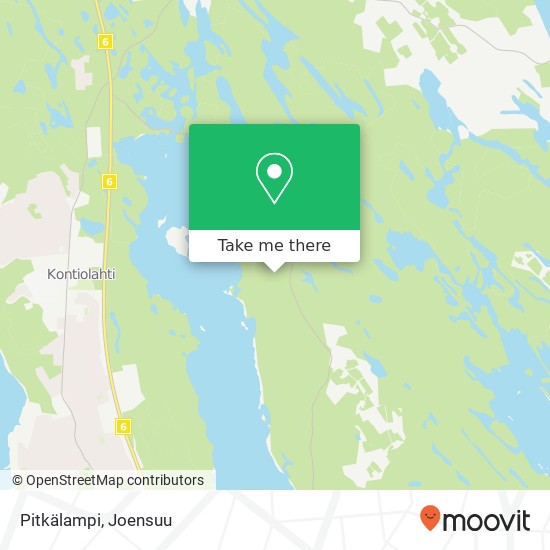 Pitkälampi map