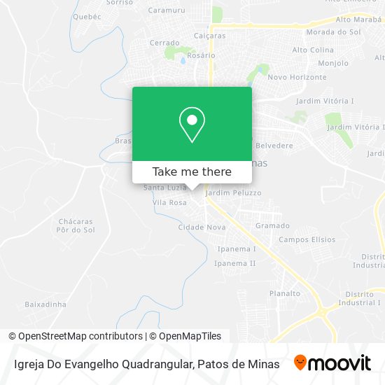 Igreja Do Evangelho Quadrangular map