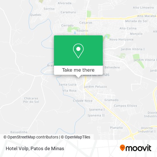 Mapa Hotel Volp