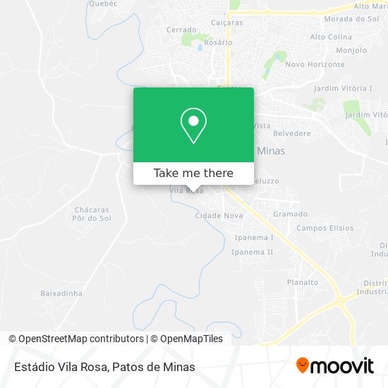 Estádio Vila Rosa map