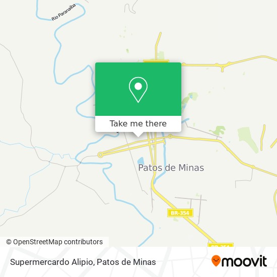 Mapa Supermercardo Alipio