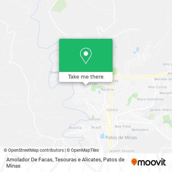 Amolador De Facas, Tesouras e Alicates map