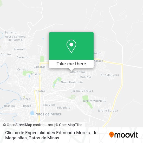 Clínica de Especialidades Edmundo Moreira de Magalhães map