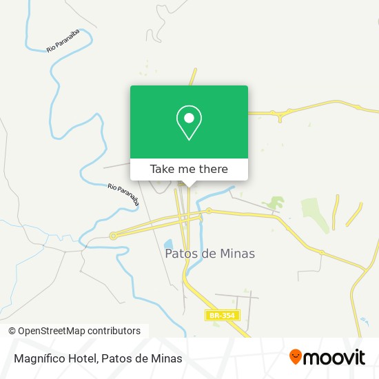 Magnífico Hotel map