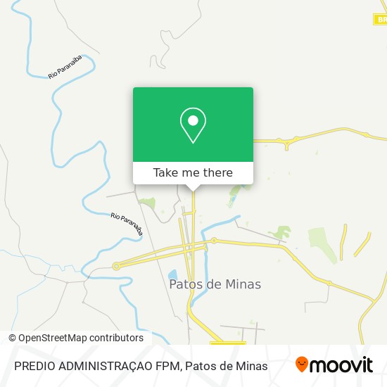 PREDIO ADMINISTRAÇAO FPM map