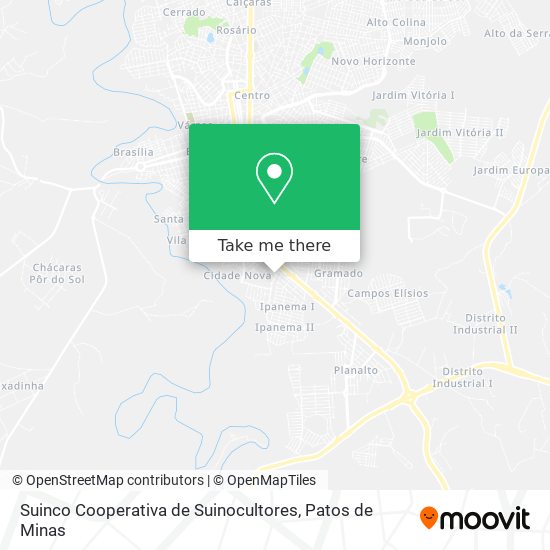 Suinco Cooperativa de Suinocultores map