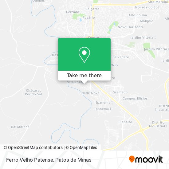 Ferro Velho Patense map