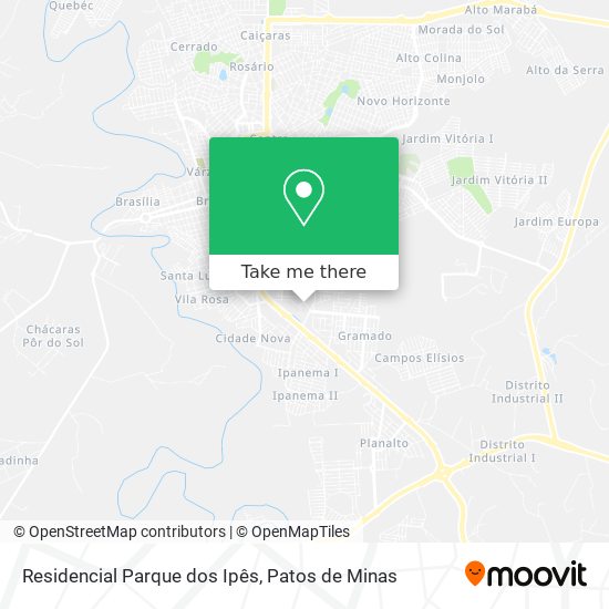 Residencial Parque dos Ipês map