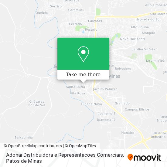 Adonai Distribuidora e Representacoes Comerciais map