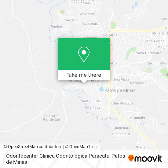Odontocenter Clinica Odontologica Paracatu map