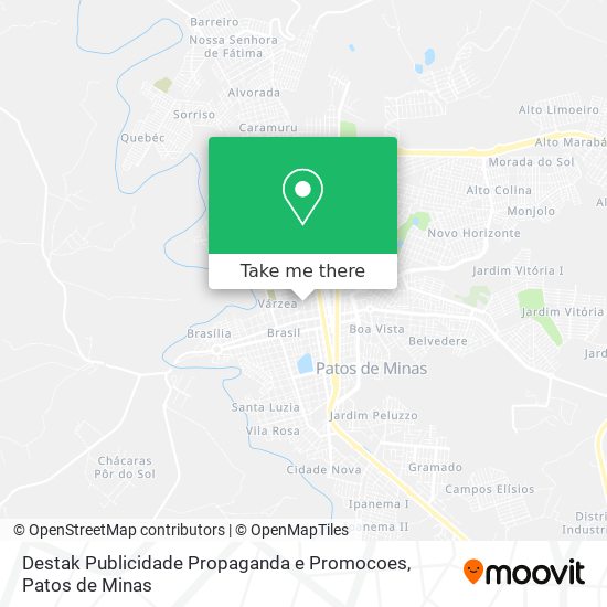 Destak Publicidade Propaganda e Promocoes map