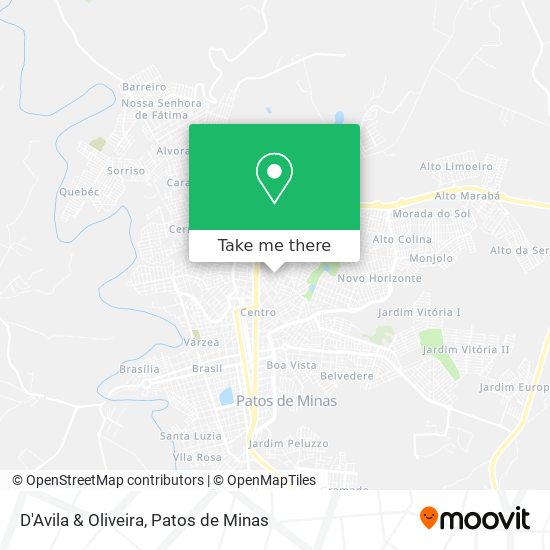 D'Avila & Oliveira map