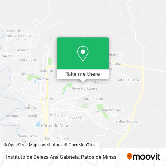 Instituto de Beleza Ana Gabriela map