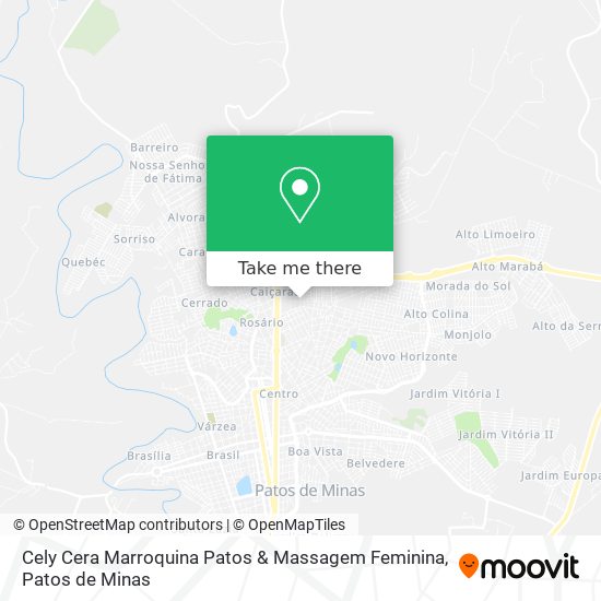 Mapa Cely Cera Marroquina Patos & Massagem Feminina