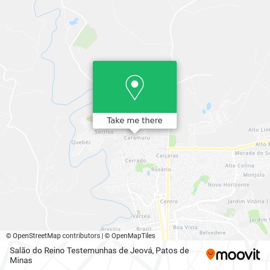 Salão do Reino Testemunhas de Jeová map