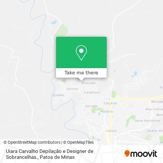 Uiara Carvalho Depilação e Designer de Sobrancelhas. map