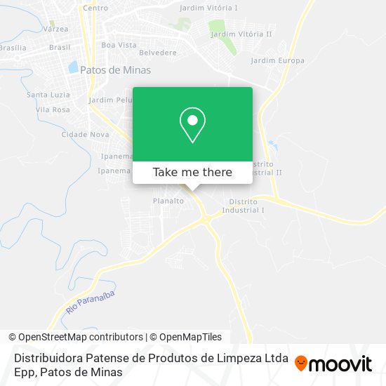 Distribuidora Patense de Produtos de Limpeza Ltda Epp map