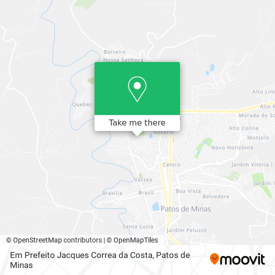 Em Prefeito Jacques Correa da Costa map