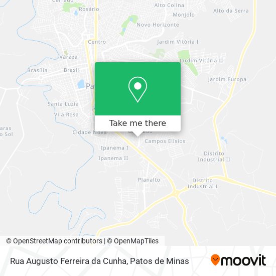 Rua Augusto Ferreira da Cunha map