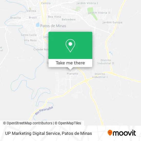 UP Marketing Digital Service map