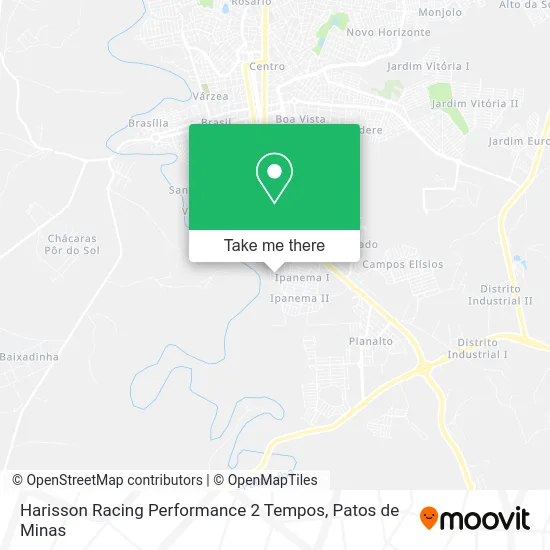 Harisson Racing Performance 2 Tempos map