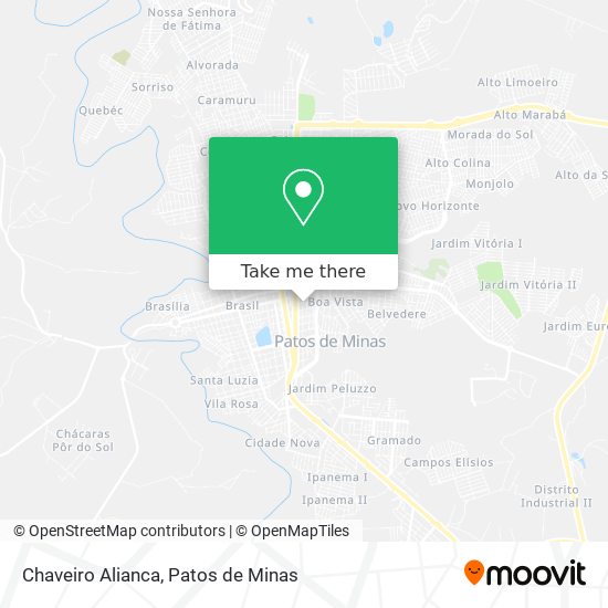 Chaveiro Alianca map