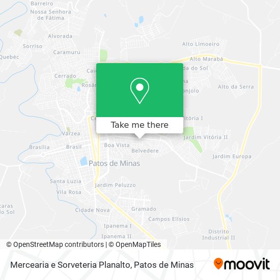 Mercearia e Sorveteria Planalto map