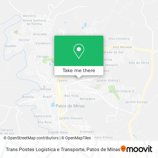 Mapa Trans Postes Logistica e Transporte