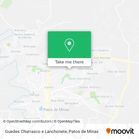 Guedes Churrasco e Lanchonete map
