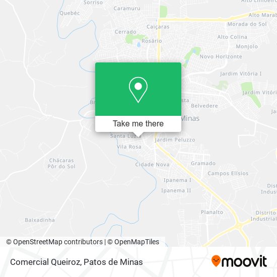 Comercial Queiroz map