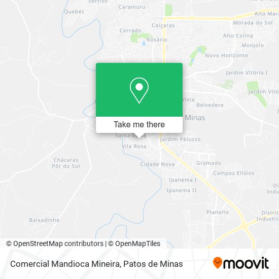 Comercial Mandioca Mineira map