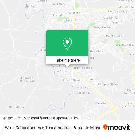 Wma Capacitacoes e Treinamentos map