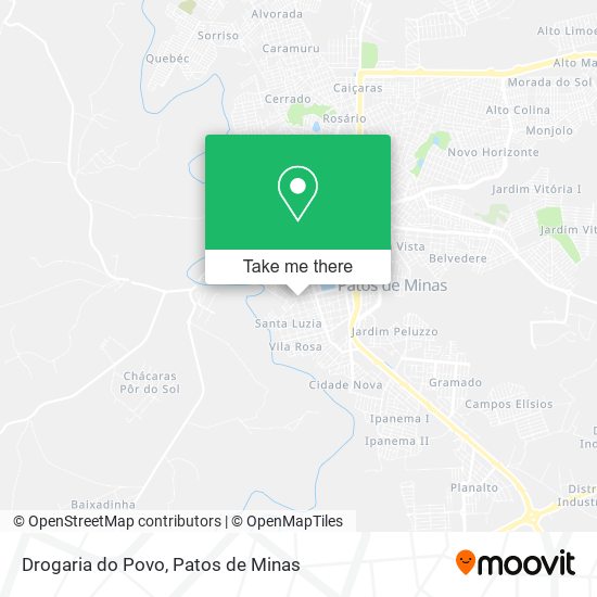 Drogaria do Povo map