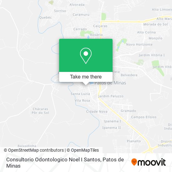 Mapa Consultorio Odontologico Noel I Santos