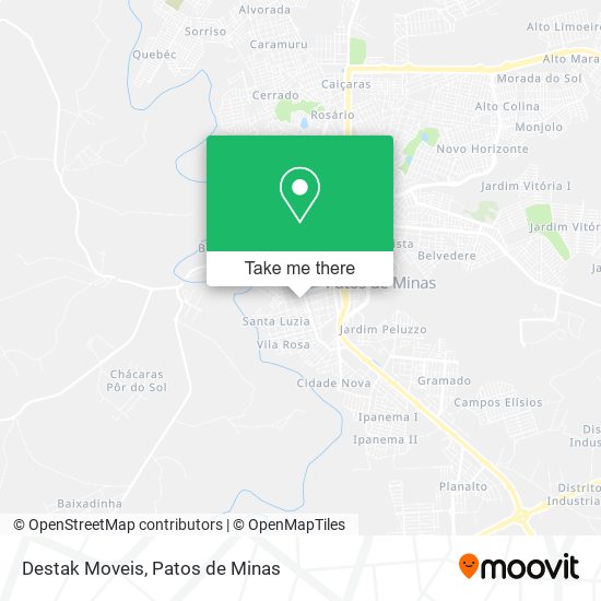 Destak Moveis map