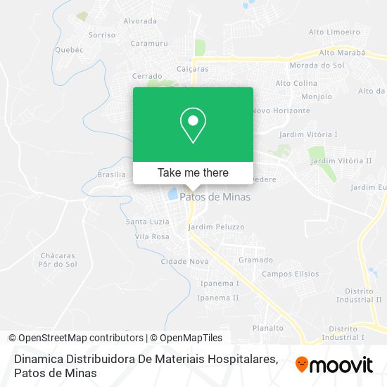 Dinamica Distribuidora De Materiais Hospitalares map