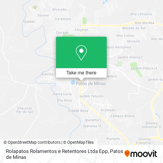 Rolapatos Rolamentos e Retentores Ltda Epp map