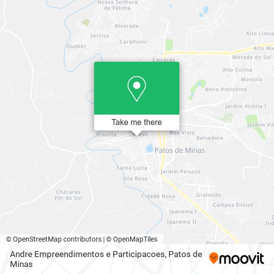 Mapa Andre Empreendimentos e Participacoes