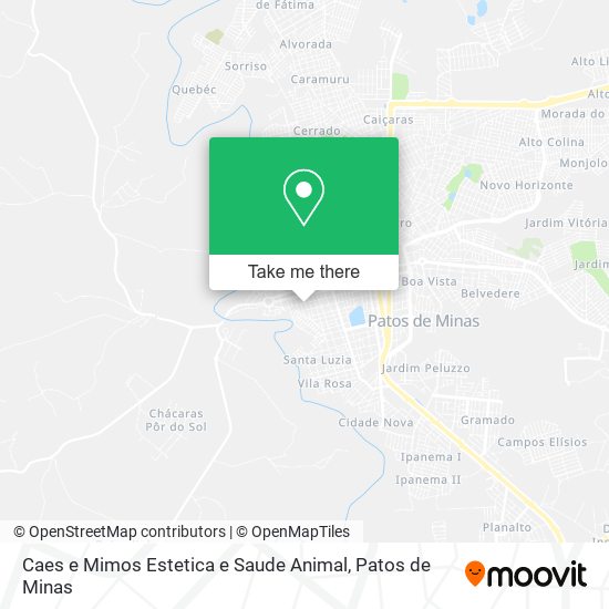 Caes e Mimos Estetica e Saude Animal map