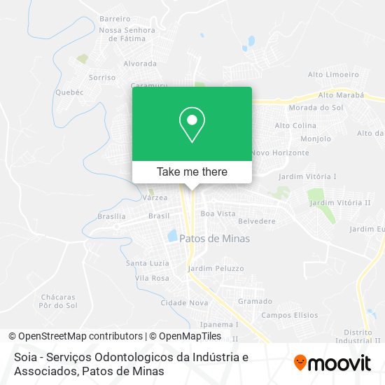 Mapa Soia - Serviços Odontologicos da Indústria e Associados