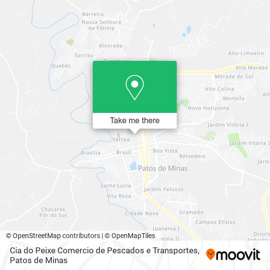 Cia do Peixe Comercio de Pescados e Transportes map